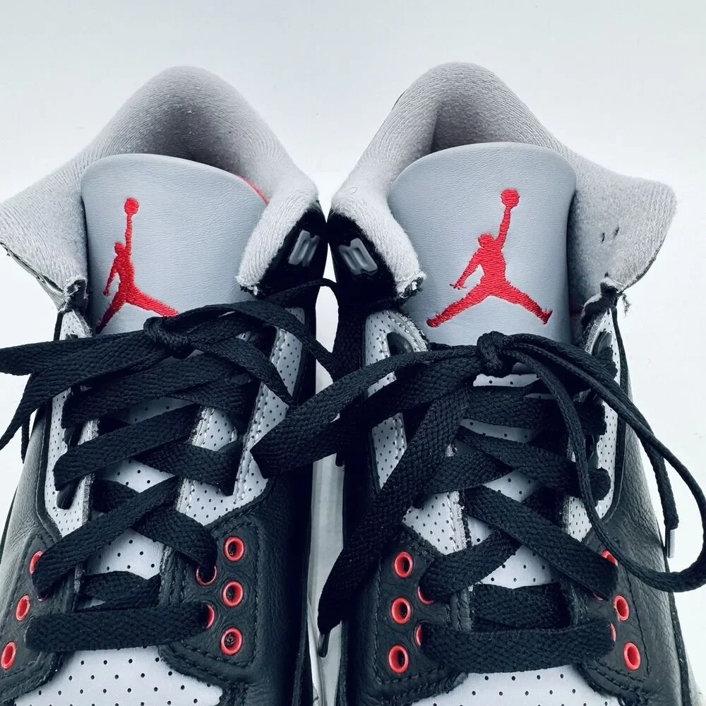 Jordan 3 Black Cement 2024 Men's Size 8.5 DN3707-010 Gently Worn Nice Pre-Owned